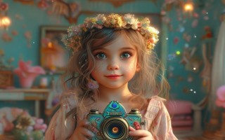 少女心贴图相机