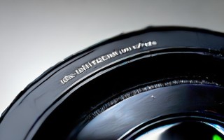 变焦镜头上的数字